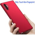thumbnail image 2 of Case for Samsung Galaxy Note 10 Plus Phone Case Protective Slim [Defend from Scratch/Slip/Drop/Fingerprint] Matte PC Hard Minimalistic Phone Cover for Samsung Galaxy Note 10 Plus-Red, 2 of 10