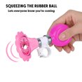 thumbnail image 4 of WIRESTER Cute Bike Horn Bell for Kids & Adults, Bicycle Handlebar Air Horn, Bike Accessory for Tricycles, Balance Bikes & Scooters - Pink Donut, 4 of 6