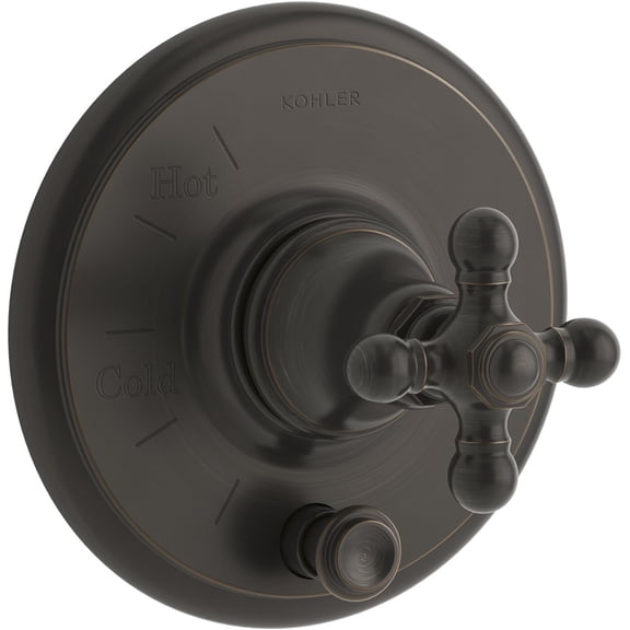 Open Box KOHLER T72768-3-2BZ Artifacts Shower Valve Trim, Oil Rubbed Bronze