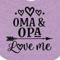 thumbnail image 4 of Inktastic My Oma Opa Love Me Grandkids Boys or Girls Baby Bib, 4 of 4