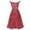 Red, variant on Summer Dresses for Women Vintage Floral Lace Midi Dress Casual Comfy Sleeveless A Line Pleated Dresses formal Wedding Guest Dress Red S