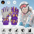 thumbnail image 2 of DHFJKG Kids Children Ski Gloves Winter Waterproof Insulated Warm Snow Gloves For Snowboarding Sledding Thermal Breathable Mitten, 2 of 5