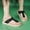 Black, variant on 2026 Foreign Trade Hot Item Rhinestone Toe Sandals Comfortable Thick Bottom Slippers