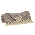 thumbnail image 3 of Parkland Collection THRI21235 52 x 67 in. Simone Casual Woven Handloom Throw - Beige, 3 of 4
