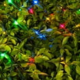 Holiday Time LED Net Light Set Green Wire Multi Bulbs, 150 Count