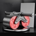 thumbnail image 4 of Rueda De Abdominales Rodillo de rebote automático para abdominales, rodillo de ejercicio abdominal para gimnasio en casa (rojo) Likrtyny Para Estrenar, 4 of 6
