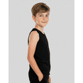 thumbnail image 5 of Real Essentials 5 Pack: Boys' Breeze Tech Tank Top - Sleeveless Athletic Shirt for Kids Youth Teens (Ages 6-18), 5 of 6