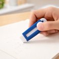 thumbnail image 4 of WWC Retractable Push Pull Erasers, Cute Refillable Sliding Pencil Erasers with Lock, Soft Erasers for School and Office Stationery, Blue, 4 of 6