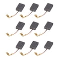 thumbnail image 1 of 20 piezas de escobillas de carbón para motor, repuesto profesional de escobillas de carbón para motor eléctrico, para taladro, amoladora angular, 1 of 12