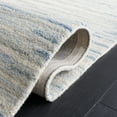 thumbnail image 6 of SAFAVIEH Abstract Greg Striped Wool Area Rug, Ivory/Light Blue, 5' x 8', 6 of 12
