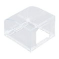 thumbnail image 1 of Elodie Flip Single Outlet Cover Versatile Outlet Box for Bathroom Indoor Receptacle Transparent, 1 of 8