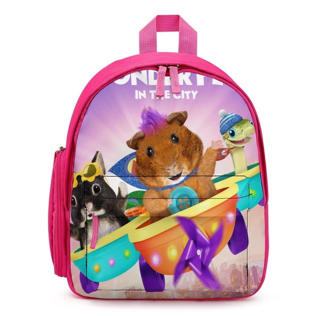 Mascotas Maravilla en la Ciudad Mochila Escolar para Niños y Niñas, Mochila Infantil Ligera de Alta Calidad, Grande y Duradera ROSA