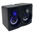 thumbnail image 4 of Altavoz de ordenador para videojuegos, luz colorida RGB, sonido estéreo, graves pesados, altavoz de escritorio USB, 4 of 8