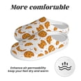 thumbnail image 6 of KLL Yellow Biscuit Pattern Adult Unisex Cozy Slippers,Fuzzy Slip-on Slippers TPR Sole Slippers Comfort Plush Home Footwear for Indoor & Outdoor-46/47, 6 of 7