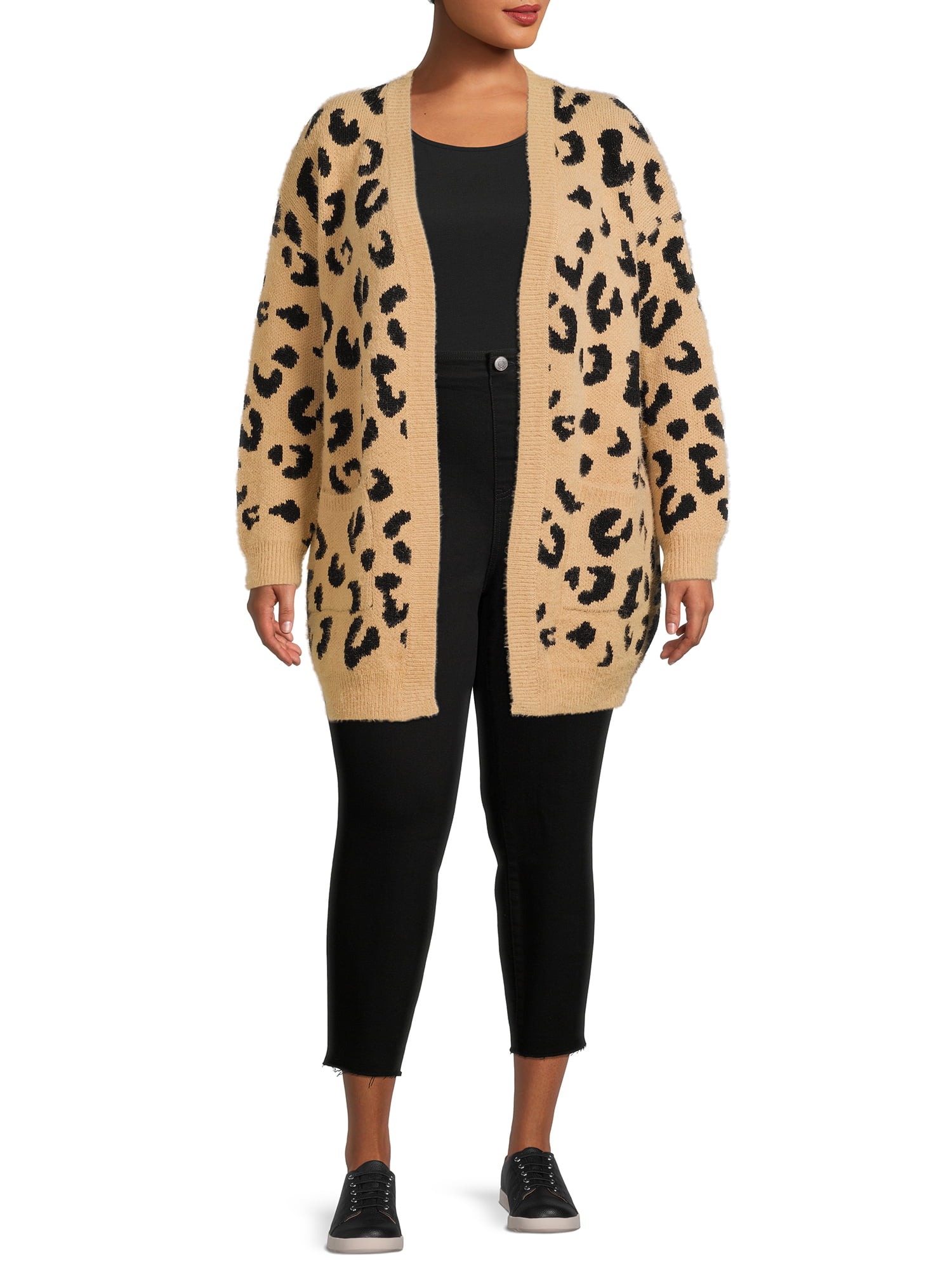 Dreamers by Women's Plus Size Leopard Print - Walmart.com