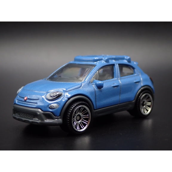 Open Box 2015-2024 FIAT 500X 4 FOUR DOOR LT BLUE 1/64 SCALE COLLECTIBLE DIECAST MODEL CAR