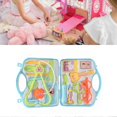 thumbnail image 3 of 15pcs Doctor Toy Light Blue Educational Cleanable Roles Play Games Kids Pretend Stethoscope Toys Kits, 3 of 4