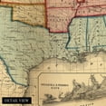 thumbnail image 2 of 1861 American Civil War Map - Vintage Map of the United States Showing the Location of Military Posts, Arsenals, Navy Yards and Ports of Entry, 2 of 8