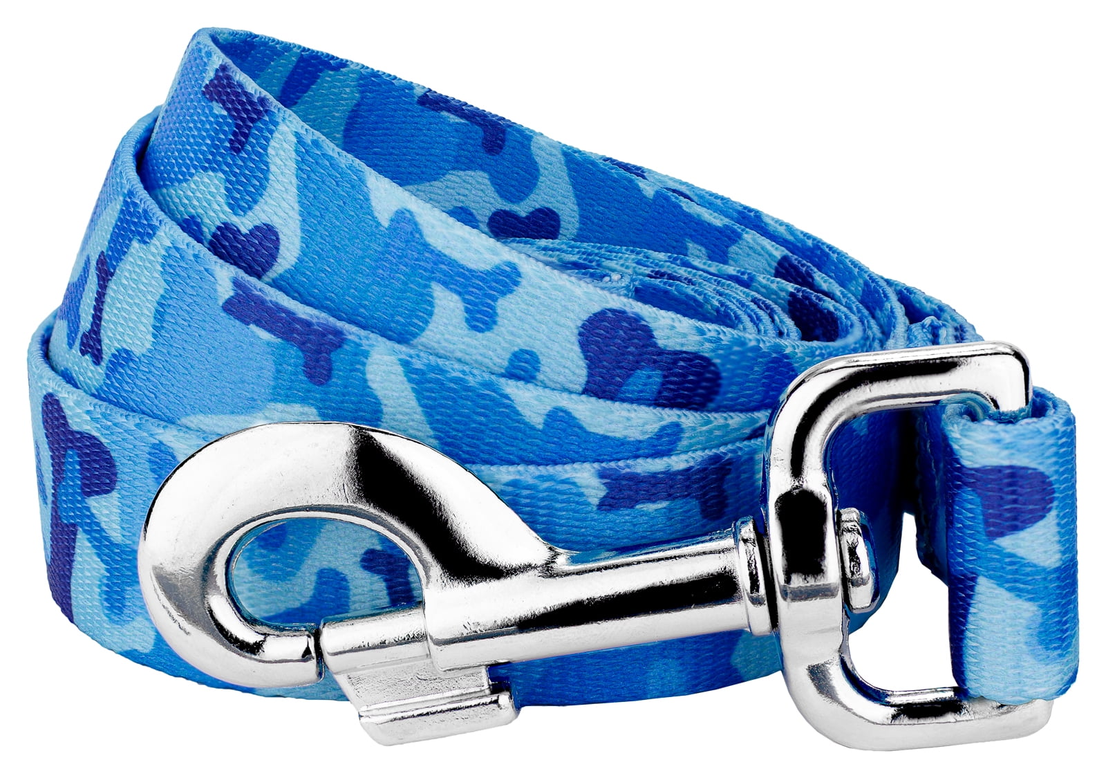 Country Brook Design 5/8 Inch Blue Bone Camo Leash 2 Feet Walmart