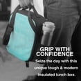 thumbnail image 6 of Pofeuu Blue And Turquoise Print Lunch Bag Women Insulated Lunch Box Reusable Leakproof Large Spacious Cooler Tote for Women Men, 6 of 7