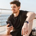 thumbnail image 4 of REQO Bracelets Compatibles avec Fitbit Versa 3/4 et Sense/Sense 2 Bracelets de Montre, Bracelets de Sport en Tissu Extensible Réglables pour Hommes et Femmes, 4 of 6