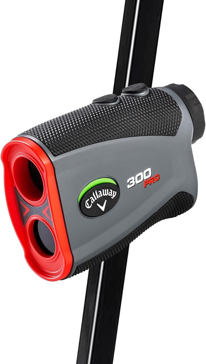 Callaway 300 Pro Golf Laser Rangefinder with Slope Measurement, 6x Magnification, Carry Case