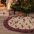 thumbnail image 5 of Kdxio German Shepherd Dog Print Christmas Tree Skirt Christmas Xmas Tree Skirts Mat for New Year Holiday Christmas Party Decorations-30", 5 of 6
