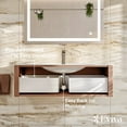 thumbnail image 4 of Eviva Dolce Vita 48 Blush Wall Mount Vanity with Solid Surface Integrated Sink, 4 of 6