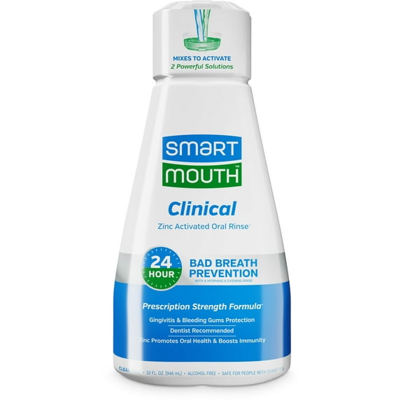 SmartMouth Clinical DDS Activated Oral Rinse 32oz