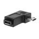 thumbnail image 3 of 90 Degree Elbow Micro USB Port to Micro USB Port Adapter Cable Connector, 3 of 6