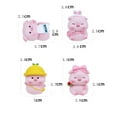thumbnail image 6 of Sunjoy Tech Animal Figurine Cartoon Lovely Adorable Fine Workmanship Mini Office Decor Eco-friendly Lie Pigs Desktop Ornament Car Decor, 6 of 8