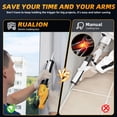 thumbnail image 2 of RUALION Cordless Caulking Gun Fathers Day Birthday Gifts Max 4800N Force 10oz/300ml No Drip Electric Caulk Gun with Variable Speed & Anti-Drip Design (24, Watts), 2 of 6