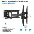 thumbnail image 4 of Cmple - Heavy Duty Full Motion TV Wall Mount for 32-55 Inch Flat Panel and Curved TVs, Adjustable TV Mount with Tilt and, 4 of 7