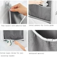thumbnail image 2 of Hanging Laundry Hamper with Over Door Hooks, Durable Space Saving Laundry Bag with Zipper and Wide Open Top, Machine Washable Hanging Dorm Laundry Hamper, 2 of 6