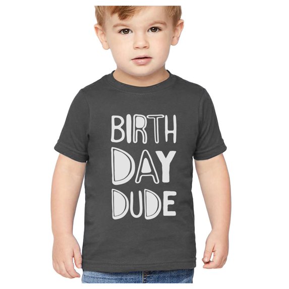 Tstars Boys Birthday Dude Graphic Tee Toddler Kids T Shirt