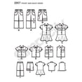 thumbnail image 1 of Simplicity Sewing Pattern 2907 Toddler Separates, A (1/2-1-2-3-4), 1 of 2