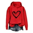 thumbnail image 6 of kamemir Girls Long Sleeve Shirts Casual Crew Neck Lace Loose Blouse Tops(Red,18-24 Months), 6 of 6
