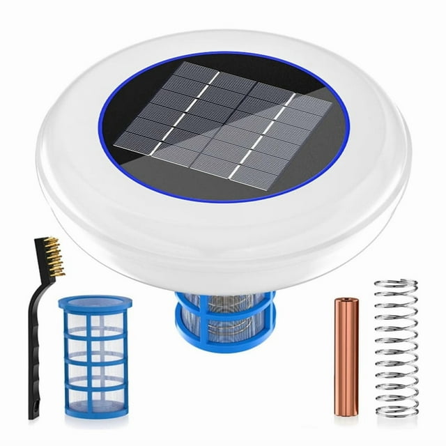 Solar Pool Cleaner Floating Water Cleaner and Purifier,Solar Powered Up to 35,000 Gal,for and Salt Water Pools