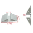 thumbnail image 2 of 2Pcs Upgraded Pet Gate Support Feet Stabilizer for Freestanding Dog Fence, Wide Triangle Base Reinforcement for Configurable Panels Fits 0.78 Wide Gates, Pet Proofing Home Safety Accessories, 2 of 8