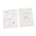 thumbnail image 1 of Embossed Nail Sticker, DIY Self Adhesive 5D Nail Sticker Portable  For Office Work, 1 of 8