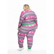 Jollidays x Glitter and Lazers Women's Love at Frost Sight Pajama Set, Sizes S -5X