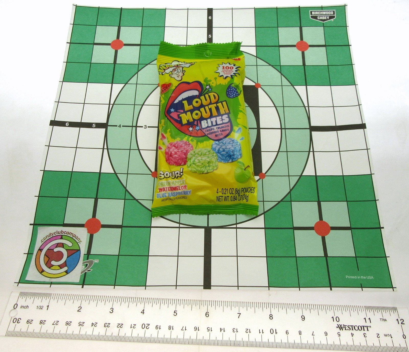 Warheads Sour Popping Candy  LOUD MOUTH BITES  Lot of 3
