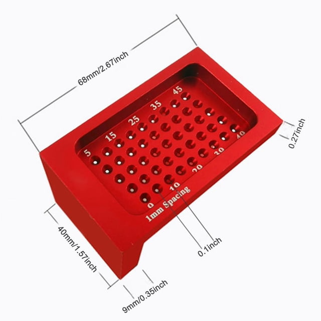 Kenally Regla de marcado de trazado para carpintería, herramienta de medición de T-50, herramienta de medición de marca de tipo T, regla de Artesanía Kenally TO005101-00