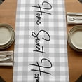 thumbnail image 5 of Table Runners 72 Inches Long Dress Scarves, Spring Farmhouse Kitchen/Dining Table Runner, Coffee Tablerunners, Country House Eggs Birds Botanical Floral Plaid 14x72 Inch, 5 of 9