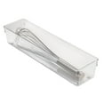 thumbnail image 4 of InterDesign 4 in. H x 3 in. W x 16 in. L Clear Plastic Drawer Organizer, 4 of 6
