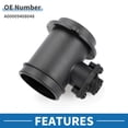 thumbnail image 4 of Unique Bargains MAF Sensor Assembly No.A00009408048 MAF Mass Air Flow Sensor for Mercedes-Benz W202 C140 W140 R129, 4 of 7