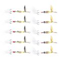 thumbnail image 4 of Sequin Rotation Fishing Lure, Fishing Lures Gear Kit Feather Hook 10pcs  For Bass, 4 of 8