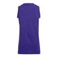 thumbnail image 2 of Augusta L Girls Sleeveless Two-Button Softball Jersey Purple 551, 2 of 4