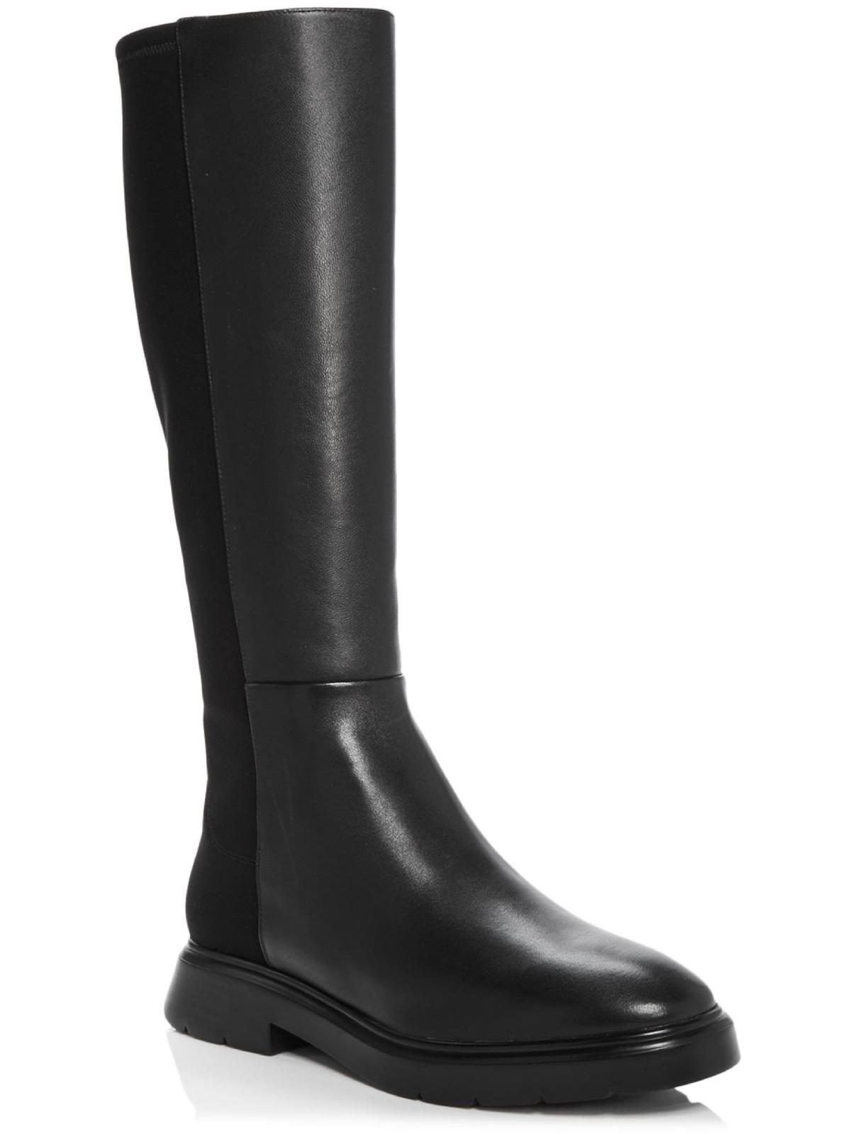 Stuart Weitzman Womens Mckenzee TTK Leather Pull on KneeHigh Boots