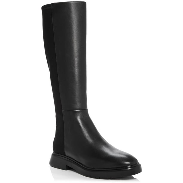 Stuart Weitzman Womens Mckenzee TTK Leather Pull on Knee-High Boots ...